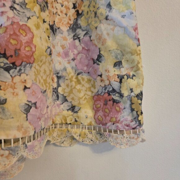 Zimmermann Valour Hydrangea Flare Shorts Size 1 Small b89E - Picture 7 of 11